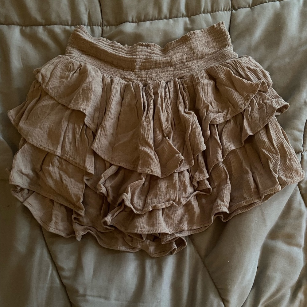 Tan Skort
